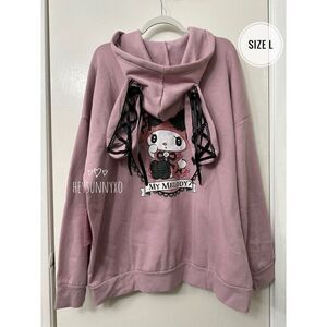 My Melody Lolita Lace Hoodie Jacket Size L